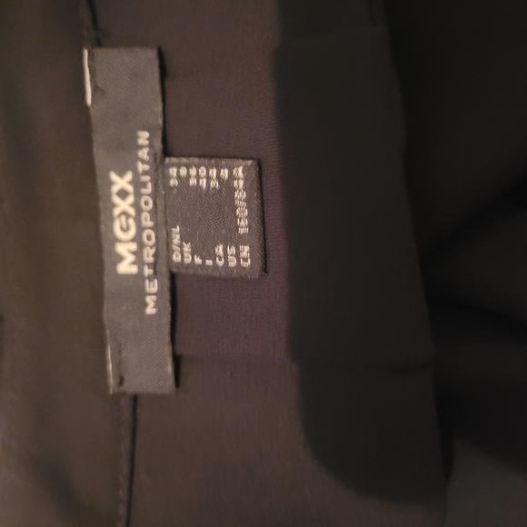 Mexx Black Button Front Semi Sheer Blouse 4 - Picture 6 of 6